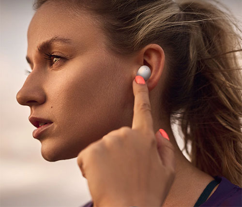 אוזניות אלחוטיות Samsung Galaxy Buds2 SM-R177 בצבע לבן - שנה אחריות ע"י היבואן הרשמי